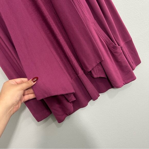 Athleta Womens Pranayama Duster Cardigan With Pockets & Thumb Holes Size Small - Picture 6 of 11